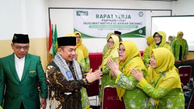 Jazuli Juwaini Membuka Rapat Kerja Muslimat Mathla’ul Anwar, Tekankan Keikhlasan dan Penguatan Peran Perempuan Untuk Bangsa