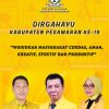 Mustika Bahrum Ketua DPD Partai Golkar Kabupaten Pesawaran, Di HUT Ke-19 Kabupaten Pesawaran Ajak Masyarakat Bersama-sama Menata Pesawaran Agar Lebih Maju