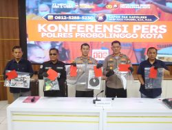 Polres Probolinggo Kota Amankan 5 Tersangka Pelempar Bondet di Mayangan
