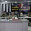 Membangun Satuan yang Adaptif, Irdam V/Brawijaya Ikuti Rapat Virtual Evaluasi Pembentukan Brigif dan Yonif TP