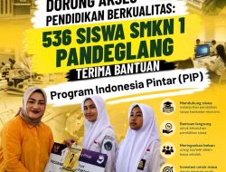 Serahkan 536 Beasiswa PIP, Adde Rosi: Jangan Ada Anak Putus Sekolah karena Kendala Ekonomi!