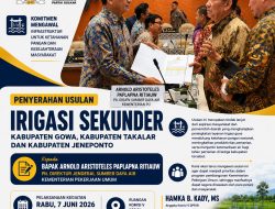 Demi Petani Sulsel, Hamka B. Kady Ajukan Usulan Infrastruktur Irigasi ke Kementerian PU