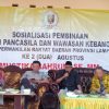 Mustika Bahrum, SE., MM Anggota DPRD Provinsi Lampung Daerah Pemilihan (DAPIL) III: Gelar Acara Sosialisasi Pembinaan Ideologi Pancasila dan Wawasan Kebangsaan