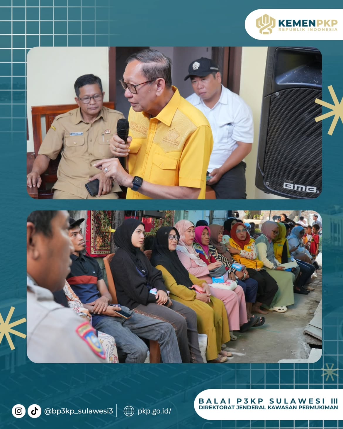 Peresmian Bedah Rumah Bsps Oleh Bpk H.hamka Bkady Bersama Bp3kp Sulawesi Lll Dan Satuan Kerja P.heic (1)