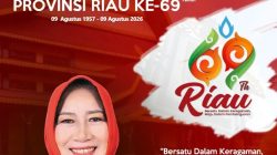 Selamat Hari Jadiprovinsi Riau Tahun09 Agustus 1957 – 09 Agustus 2026“bersatu Dalam Kerag